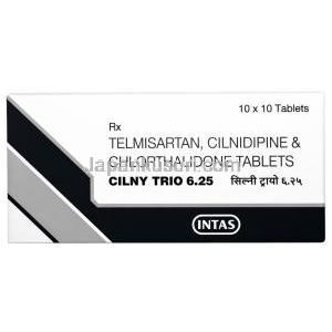 チルニー トリオ（テルミサルタン/ シルニジピン/ クロルタリドン）