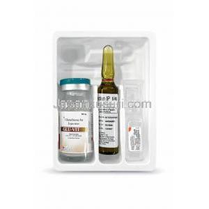 グルビット注射, グルタチオン 600mg, バイアル 5 mL, バイアルセット