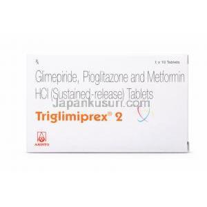トリグリミプレックス (グリメピリド/ メトホルミン/ ピオグリタゾン)