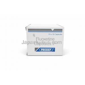 プロデップ,フルオキセチン 10mg, カプセル,製造元： Sun Pharmaceutical Industries,箱表面