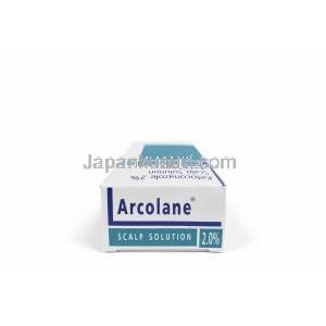 アルコレーン, 頭皮用ローション 2%, 箱上面