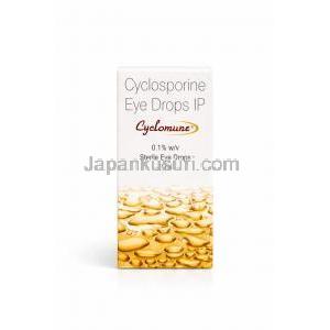 シクロミューン 点眼薬, シクロスポリン 0.1%, 3 ml, 箱