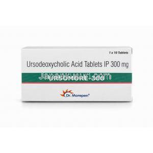 ウルソモア, ウルソデオキシコール酸 300 mg, 箱正面