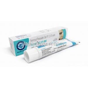 パーソルAC ジェル, 過酸化ベンゾイルゲル 2.5%, ジェル 30 g, 製造元：Wallace,箱,チューブ (2026年新包装)