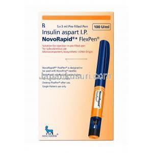 ノボラピッドフレックスペン  (インスリンアスパルト)