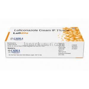 ルリディラ, ルリコナゾール クリーム 1% 50g, 製造元情報