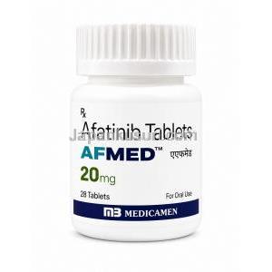 アフメド, アファチニブ  20mg (Medicamen Biotech Ltd), ボトル