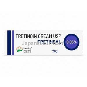トレチヒール, トレチノイン 0.05%, クリーム 20g, 外箱