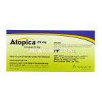 アトピカ Atopica 50 mg (Novartis) 箱裏面