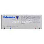 エドロナックス Edronax, レボキセチン 4mg 錠 (Pfizer) 箱側面