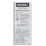 クロマル Cromal , インタール ジェネリック, クロモグリク酸  2% 点眼薬, 使用方法